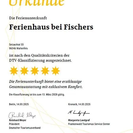 Hébergement de vacances Bei Fischer's
